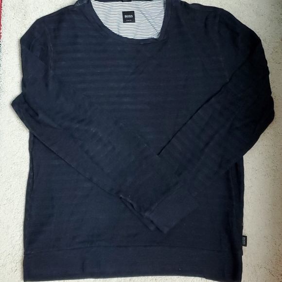 Hugo Boss Slim Fit Long Sleeve Top - Picture 1 of 3